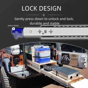 What are the size range for heavy duty drawer slides - YM HARDWARES CO., LTD