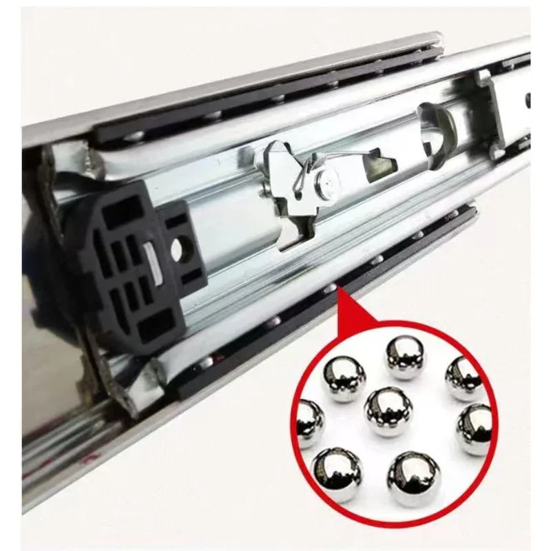 YM 76MM Width  Heavy Duty  Ball  Bearing Drawer Slides 500 lbs